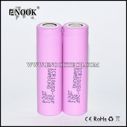 Original Samsung 26f 18650 3.7v 2600mah Battery
